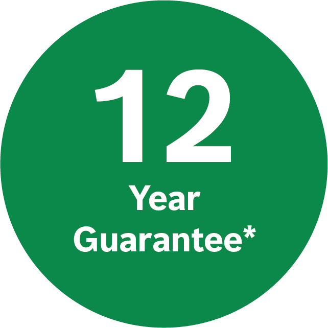 Dunfermline Boiler Installation 14 12-Year Guarantee Badge