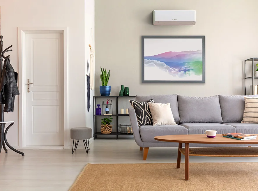 Wall-mounted air conditioning unit installed in a Fife home